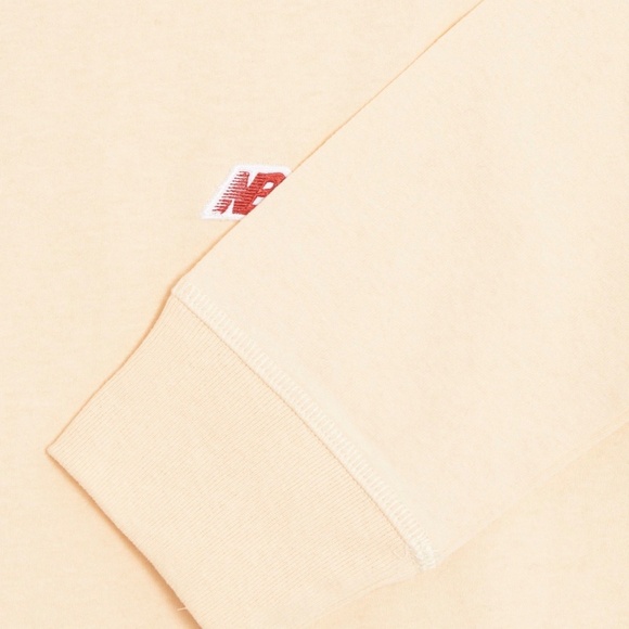 NEW New Balance Made In USA Long Sleeve Core Mens T Shirt Macademia MT21542-MCU - Picture 4 of 7